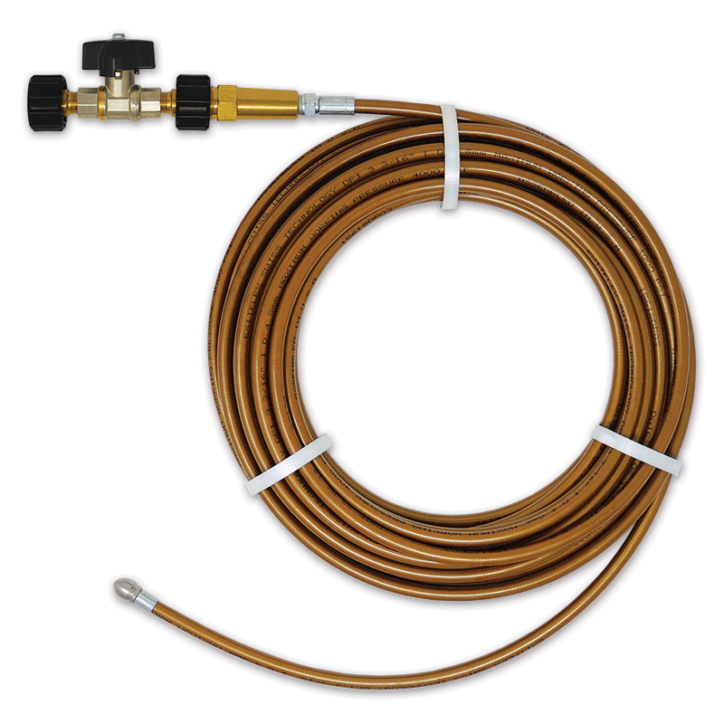 50 Ft Drain Cleaner with Jetter-Tap