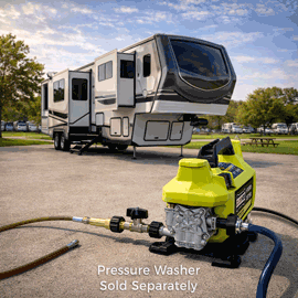 25 Ft RV Tank Cleaner With Control Valve #2